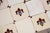 1900s Portuguese Fleur-De-Lis & Plain Antique White Large Antique Tiles Set of 32 For Sale - Image 15 of 18