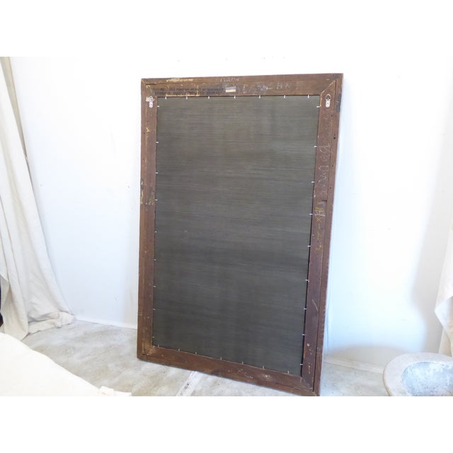 This modernist hardwood frame once held a painting by Reginald Marsh shown at the Ogunquit Museum in Maine. Now, with a...