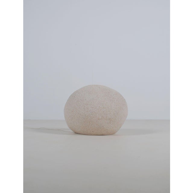 Vintage Dora moon rock lamp designed by André Cazenave in 1969. This specific version was hand-produced in the 1970s by...