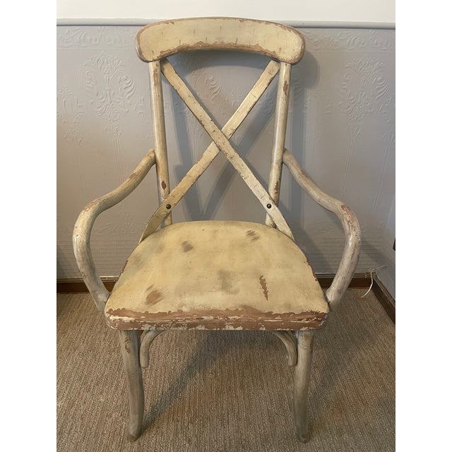 Hooker Furniture French Country, Rustic European , Shabby Chic Dining Table With Six Chairs For Sale - Image 4 of 8