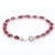 Leaf Carved Ruby and Diamond Bracelet in 18k White Gold, 4.3ct Ruby, USAMade For Sale - Image 9 of 16