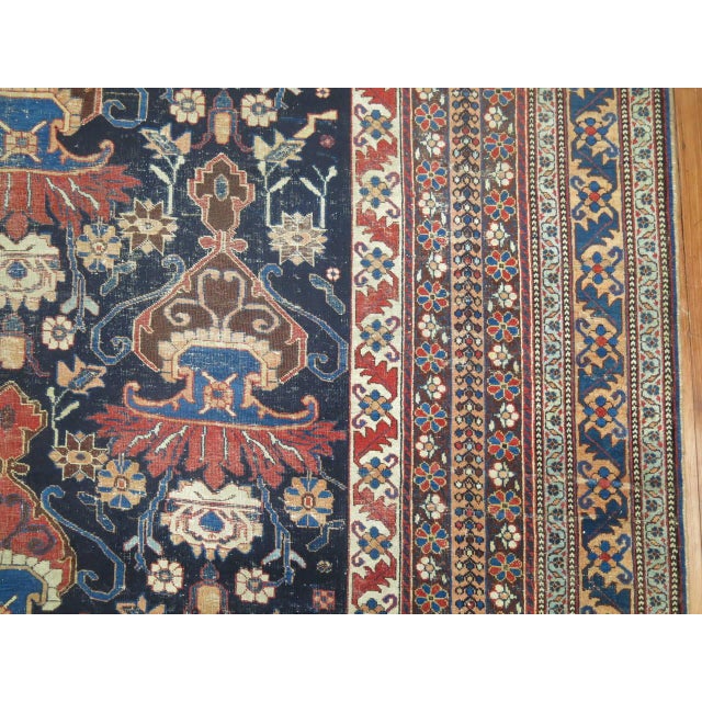 Antique Zabihi Collection Persian Afshar Rug - 12' x 15'5" For Sale In New York - Image 6 of 12