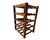 Vintage Mid Century Modern Solid Walnut Wine Rack 15 Bottle For Sale - Image 4 of 8