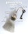 Dove Gray Satin Key Tassel With Platinum Velvet and Gimp Details For Sale - Image 12 of 15