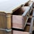 Wood Vintage Dixon-Powdermaker Vintage 9-Drawer Wood Dresser With Brass Accents For Sale - Image 7 of 11