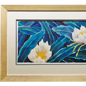 Nancy Denison "Untitled"Original Watercolor & Pastel Painting/Drawing of Flowers