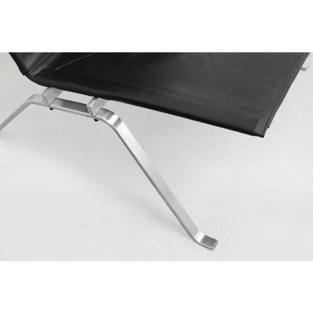 Vintage Black PK 22 Chair by Poul Kjærholm for Fritz Hansen, 1950s For Sale - Image 5 of 8
