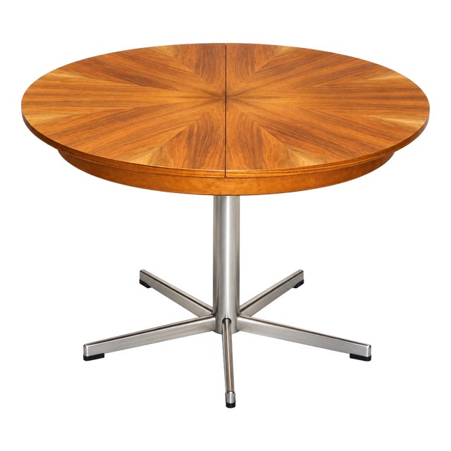 Round Extendable Dining Table from Emu, Italy, 1960s For Sale