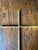 Mid-Century Minimalist Solid Brass Wall Cross For Sale - Image 4 of 13