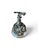 Beautiful decorative Matson Ormolu perfume bottle featuring clear glass surrounded by exceptionally detailed openwork...