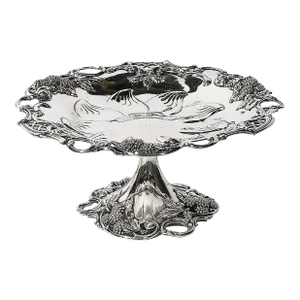 Tiffany and Co. Sterling Silver "Blackberry" Tazza