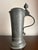 Metal Antique 18th Century German Pewter Hand Etched Lidded Beer Stein for a Tradesman Stamped 1799 For Sale - Image 7 of 12