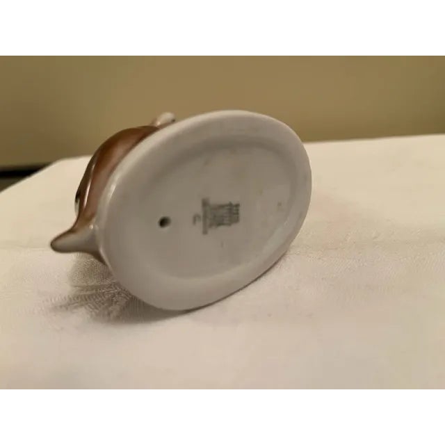 Ceramic 1960s Zsolnay Boxer Dog Figurine For Sale - Image 7 of 8