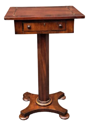 William IV Mahogany Single Drawer Side Table, Circa 1830s
