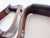 Coffee 1950s Vintage Western Horse Saddle Stirrups, a Pair For Sale - Image 8 of 9
