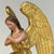 Pair 18th Century Hand-Carved Polychromed Wood Angels For Sale - Image 13 of 17