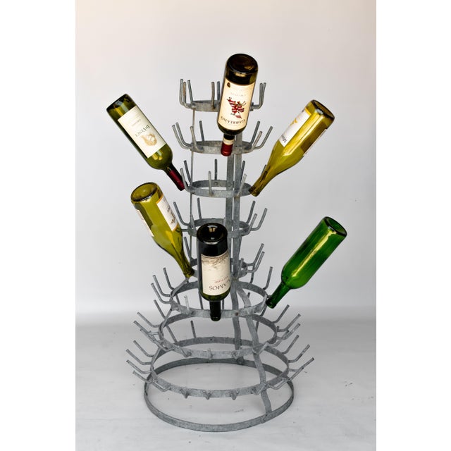 Metal Wine Cellar Accessory Bottle Drying Rack For Sale - Image 7 of 12