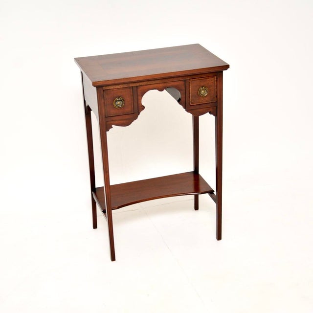 Antique Edwardian Occasional Side Table, 1900 For Sale - Image 11 of 11