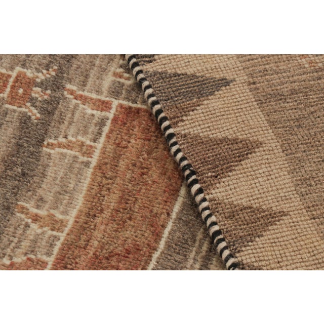 Vintage Gabbeh Persian Rug With Beige-Brown Animal Pictorials - Rug & Kilim For Sale - Image 9 of 9