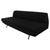 Mid-Century Italian Sofa Bed in Textured Black Velvet, Italy, 1950s For Sale - Image 10 of 10