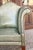 English Wing Back Chair of Upholstered Leather and Walnut For Sale In Austin - Image 6 of 9