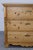 Wood Antique Waxed Stripped Pine Chest of 3 Drawers, Late 19th Century For Sale - Image 7 of 11