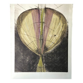 Antonia Dombrowsky, Composition, 1991, Color Etching For Sale