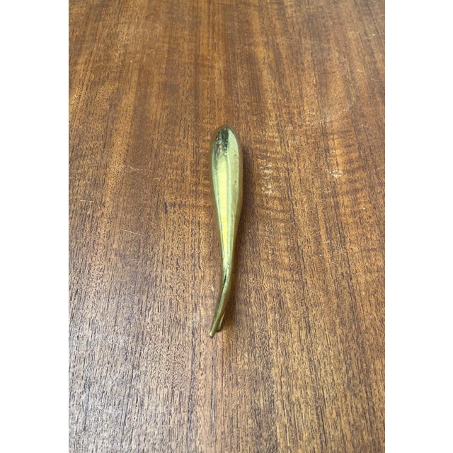 Mid-Century Fish Bottle Opener in Brass, 1960s For Sale - Image 6 of 14