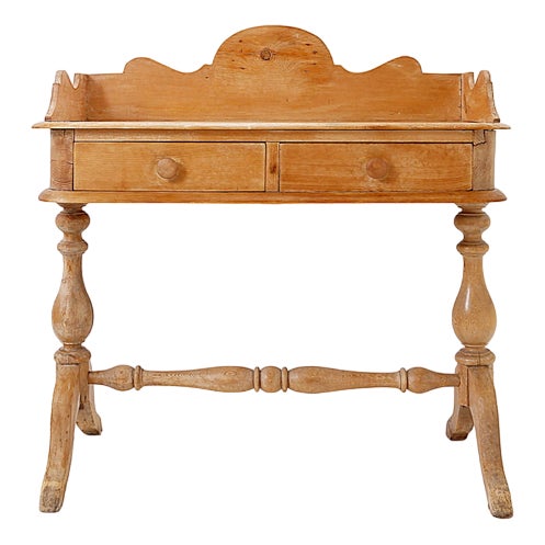 Antique English Desk in Pine, 1950s For Sale