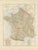 Antique Map of France, 1884 For Sale