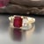 Red Natural Ruby Sapphire Ring 6.5 14k Y Gold 2.51 TCW Certified For Sale - Image 8 of 18