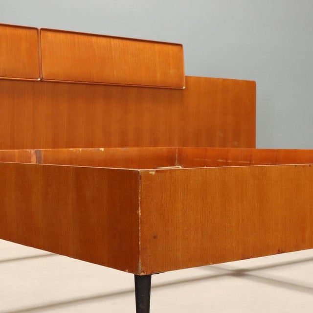 Vintage Double Bed by Silvio Cavatorta, 1960s For Sale - Image 5 of 11