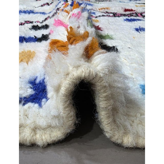 Confetti Wool Moroccan Rug - 10.2 X 6.5 Ft For Sale In Cleveland - Image 6 of 6