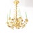 Art Nouveau Chandelier in Gilt Brass, 1900s For Sale - Image 5 of 8