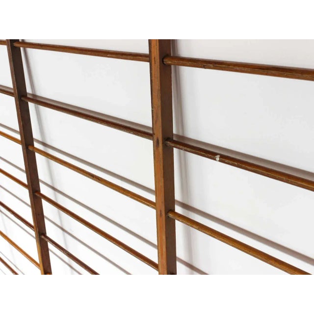 Architectural Salvage Wood Grid Wall Art For Sale In Chicago - Image 6 of 13