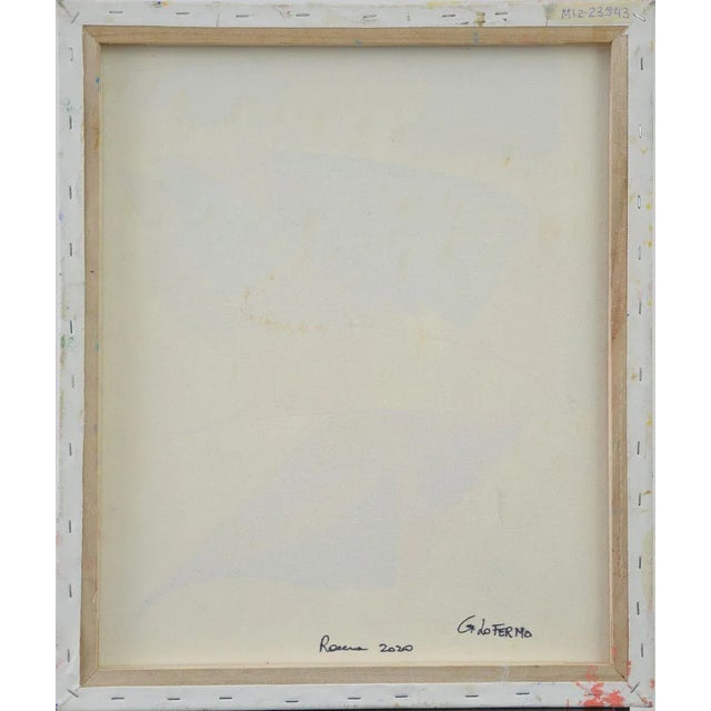 Pink and Red Composition - Oil on canvas by Giorgio Lo Fermo - 2020 2020 For Sale - Image 4 of 7