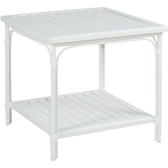 Traditional Woodbridge Carlyle Side Table with Square Top For Sale - Image 3 of 3