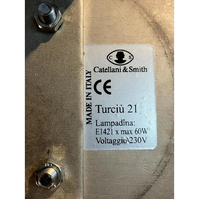 Metal Vintage Italian Flexible Hanging Light by Enzo Catellani for Catellani & Smith, 2000s For Sale - Image 7 of 8