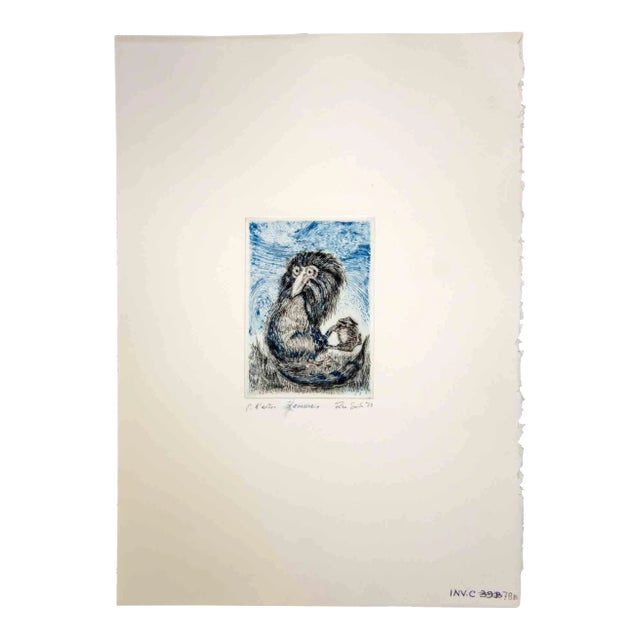 Leo Guida, Lemur, Original Etching, 1970s For Sale