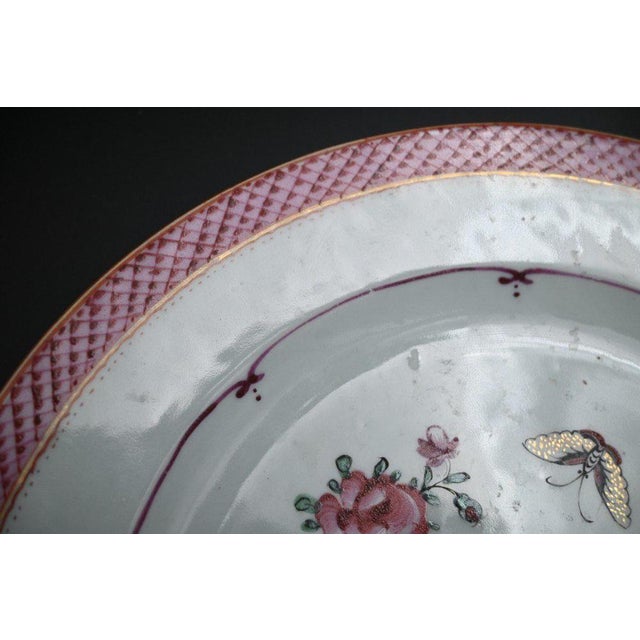 Chinese Plates in Porcelain, Set of 2 For Sale - Image 4 of 8