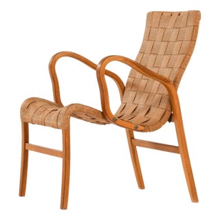 Easy Chair by Ferdinand Lundquist attributed to Elias Svedberg, 1940s For Sale
