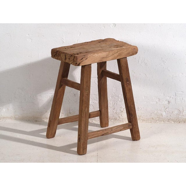 Antique Wooden Stools, 1900s, Set of 2 For Sale - Image 6 of 11