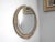 Hollywood Regency Tromp l'Oeil Metal Antelope Horns Round Wall Mirror For Sale - Image 3 of 8