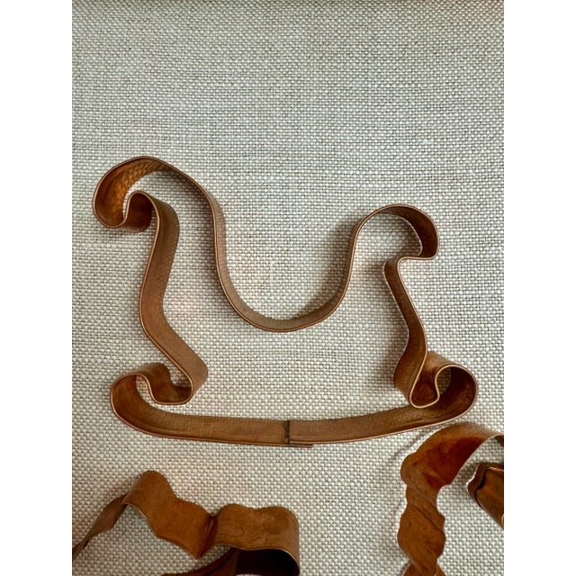 Christmas Antique Copper Cookie Cutter, S/3 For Sale - Image 4 of 5