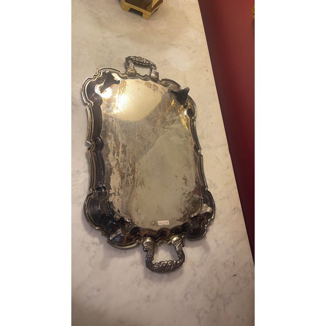 1960s 1960s International Silver Company Large Serving Tray For Sale - Image 5 of 6