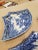 Ceramic Four Chinoiserie Blue and White Pieces For Sale - Image 7 of 12