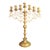 Rare 19thC Antique Polish Brass Menorah Large 22.7" 7 Branch Synagogue Knops For Sale