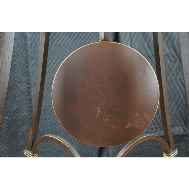 Metal Howard Miller 615-004 Vercelli Floor Grandfather Clock Iron Scrollwork Cast Stone For Sale - Image 7 of 12