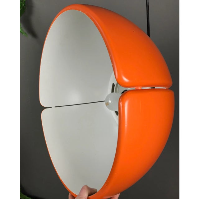 Red Pendant Lamp from Temde, 1970s For Sale - Image 8 of 14