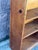 Wood Vintage Rustic Pine Low Bookcase With Divided Open Shelving For Sale - Image 7 of 11